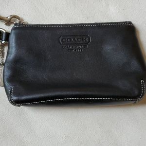 Coach leather wristlet